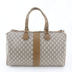 Gucci Vintage GG Plus Leather Boston Bag Tote Carry — view 3