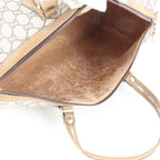 Gucci Vintage GG Plus Leather Boston Bag Tote Carry — view 7