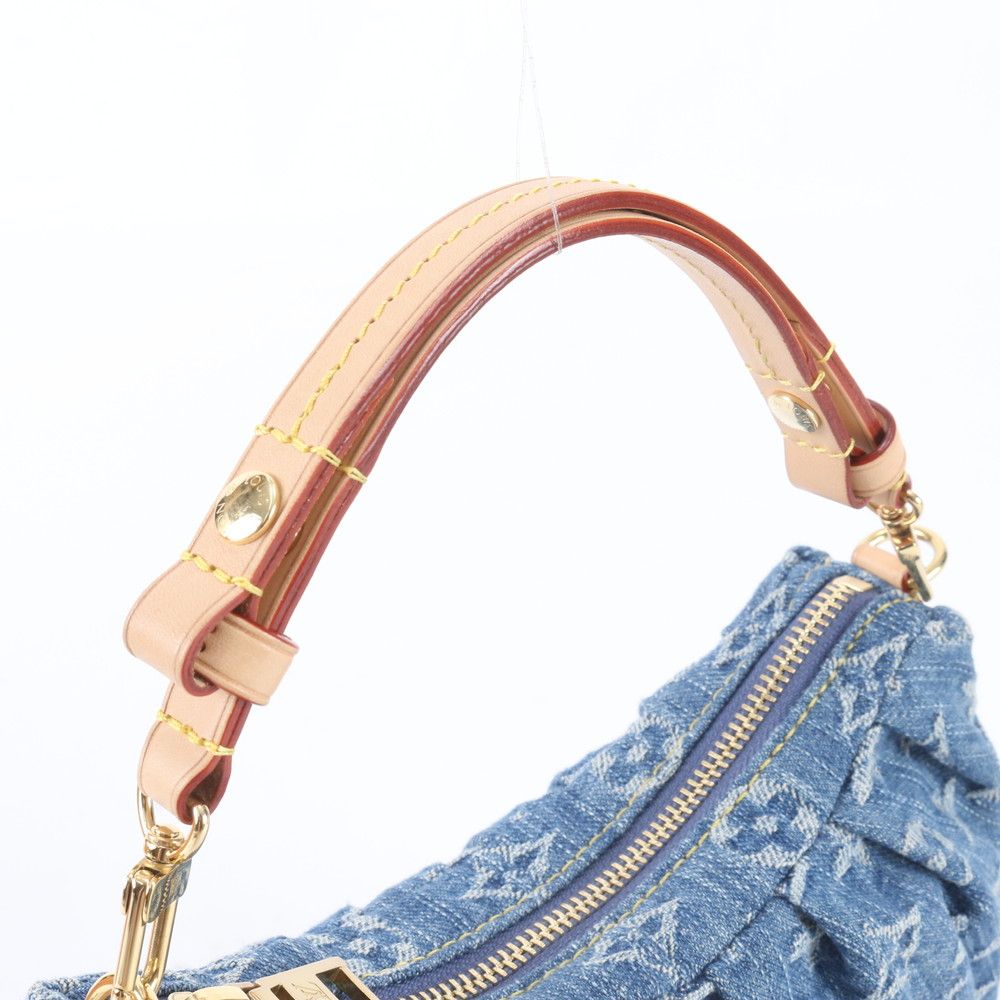 Louis Vuitton Monogram Denim Pochette Barre 2-Way Shoulder Bag Hand — view 3