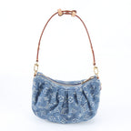 Louis Vuitton Monogram Denim Pochette Barre 2-Way Shoulder Bag Hand — view 8