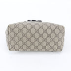 Gucci GG Supreme Ribbon Motif Leather Handbag Tote — view 5