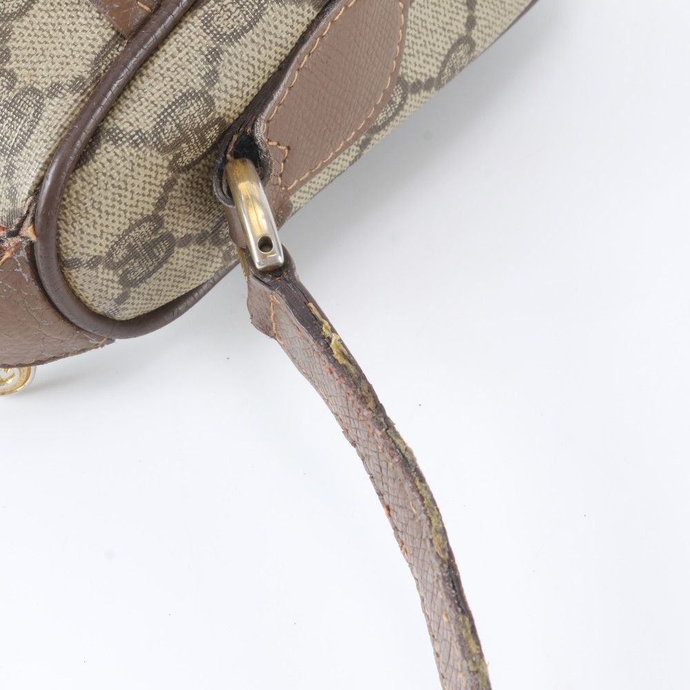 Gucci GG Supreme Leather Shoulder Bag Crossbody Hand Tote — view 9