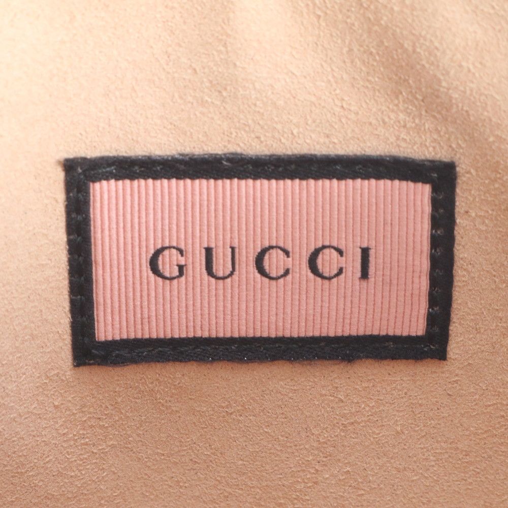 Gucci Ghost Leather Clutch Pouch Business Black — view 8