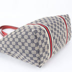 Gucci GG Canvas Leather Tote Shoulder Hand — view 4