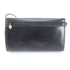 Gucci Interlocking Leather Shoulder Bag Crossbody Black — view 3