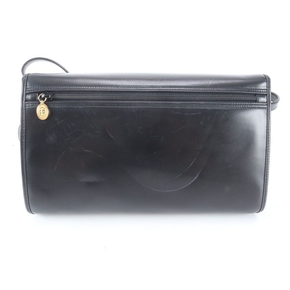 Gucci Interlocking Leather Shoulder Bag Crossbody Black — view 3