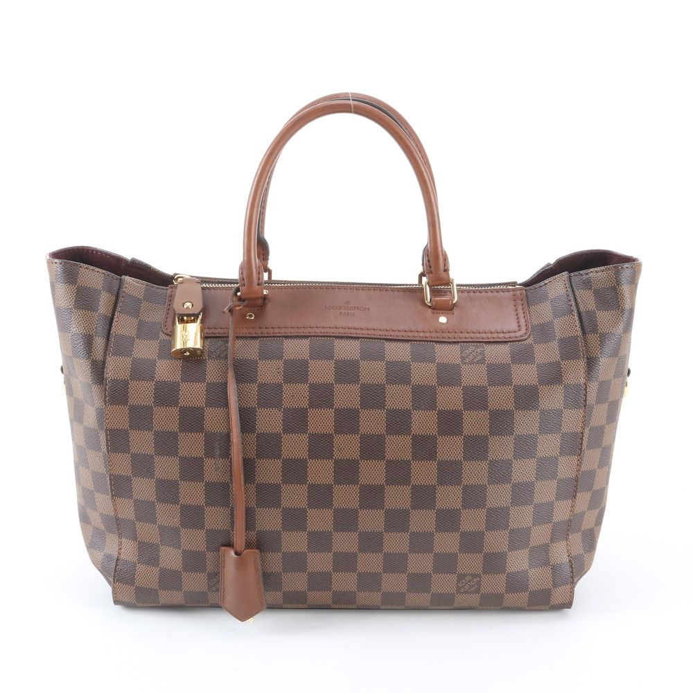 Louis Vuitton Damier Greenwich Leather Tote Shoulder Hand — view 8