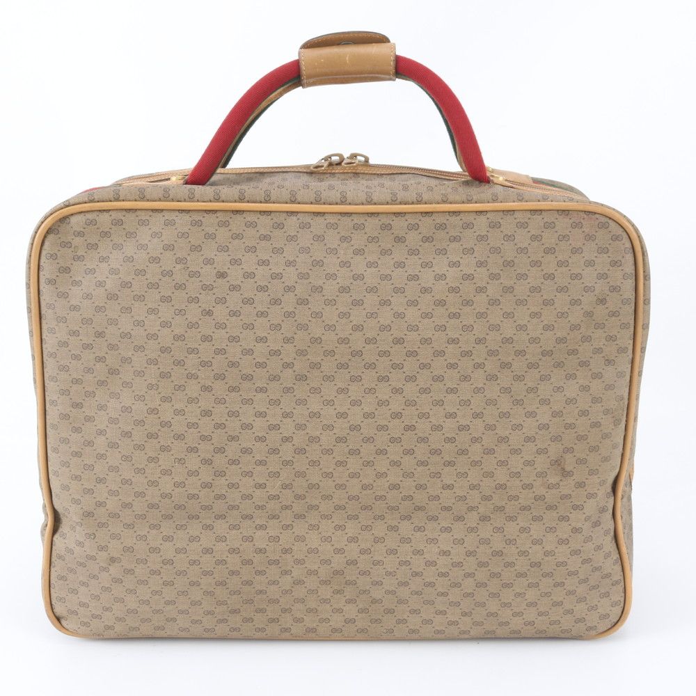 Gucci Micro GG Sherry Line Leather Boston Bag Tote — view 3