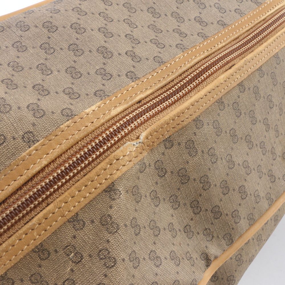 Gucci Micro GG Sherry Line Leather Boston Bag Tote — view 8