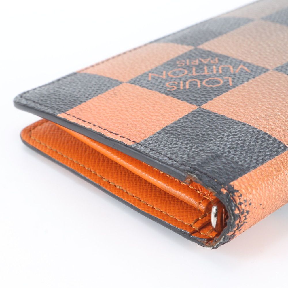 Louis Vuitton Damier Graphite Giant Portefeuille Brazza Leather Wallet Bifold — view 6