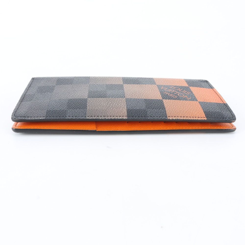 Louis Vuitton Damier Graphite Giant Portefeuille Brazza Leather Wallet Bifold — view 3