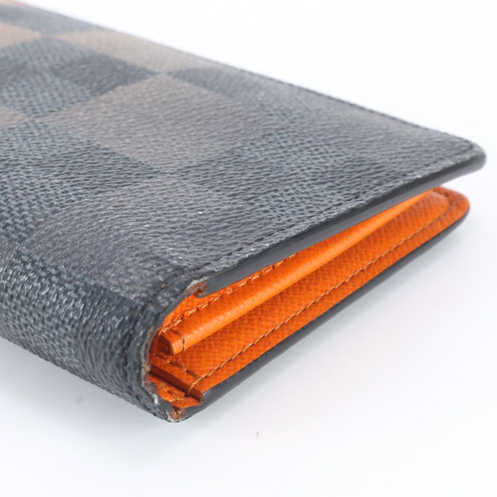 Louis Vuitton Damier Graphite Giant Portefeuille Brazza Leather Wallet Bifold — view 5