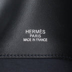 Hermes Sac Eve MM Leather Canvas Tote Shoulder — view 8