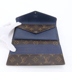 Louis Vuitton Monogram Epi Portefeuille Marie le Long Andigo Blue Wallet — view 6
