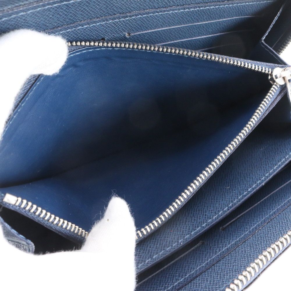 Louis Vuitton Taiga Zippy XL Stripe Organizer Wallet Leather Second — view 8