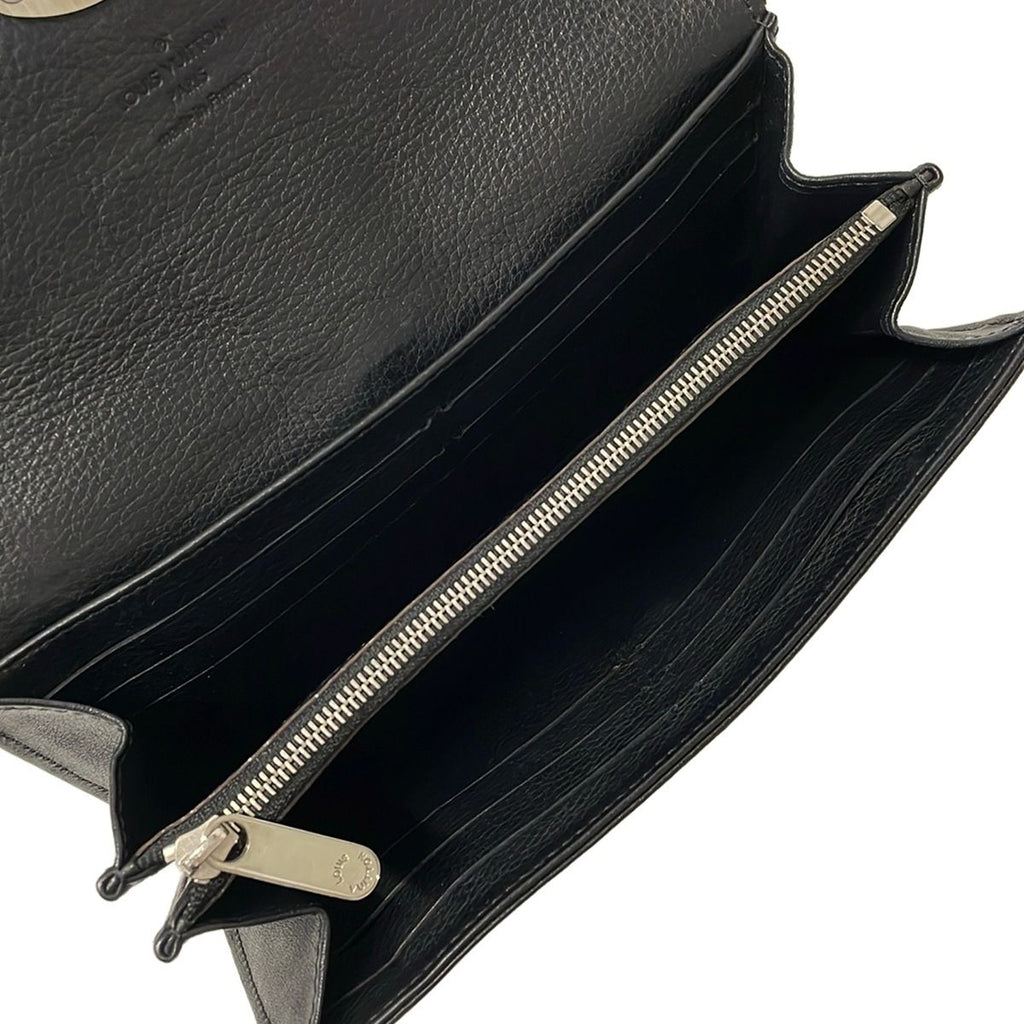 Louis Vuitton Wallet Mahina Portefeuille Iris Noir — view 4