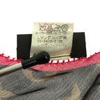 Louis Vuitton Echarpe Silk Monogram Rose Scarf Brown Pink — view 8