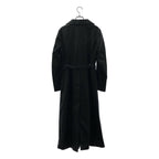 Celine Leather Belted Chesterfield Black Shoulder — view 5