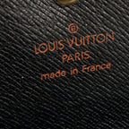 Louis Vuitton Trifold Wallet Epi Porte Tresor Loue Tuy Papier Noir Leather — view 5