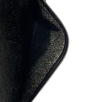 Louis Vuitton Trifold Wallet Epi Porte Tresor Loue Tuy Papier Noir Leather — view 6