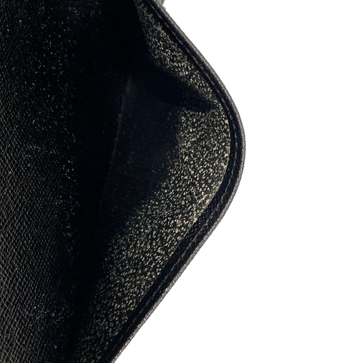 Louis Vuitton Trifold Wallet Epi Porte Tresor Loue Tuy Papier Noir Leather — view 6