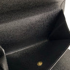 Louis Vuitton Trifold Wallet Epi Porte Tresor Loue Tuy Papier Noir Leather — view 4
