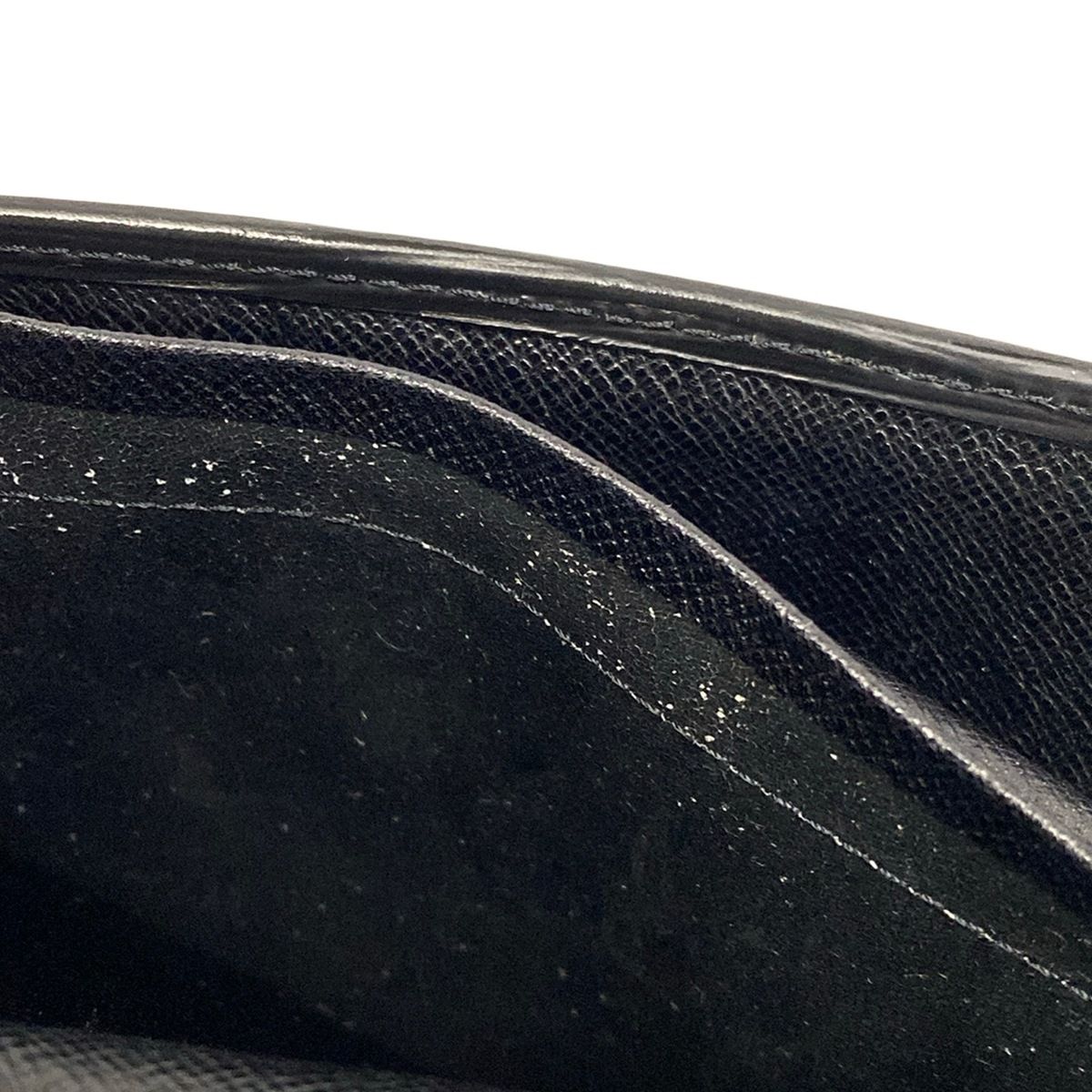 Louis Vuitton Trifold Wallet Epi Porte Tresor Loue Tuy Papier Noir Leather — view 7
