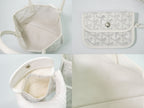 Goyard Anjou Mini Reversible Tote White — view 8