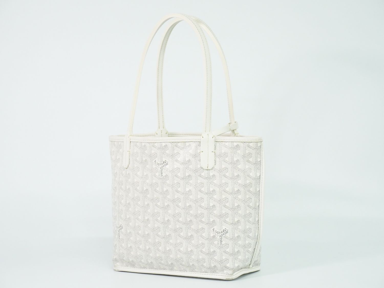 Goyard Anjou Mini Reversible Tote White — view 2