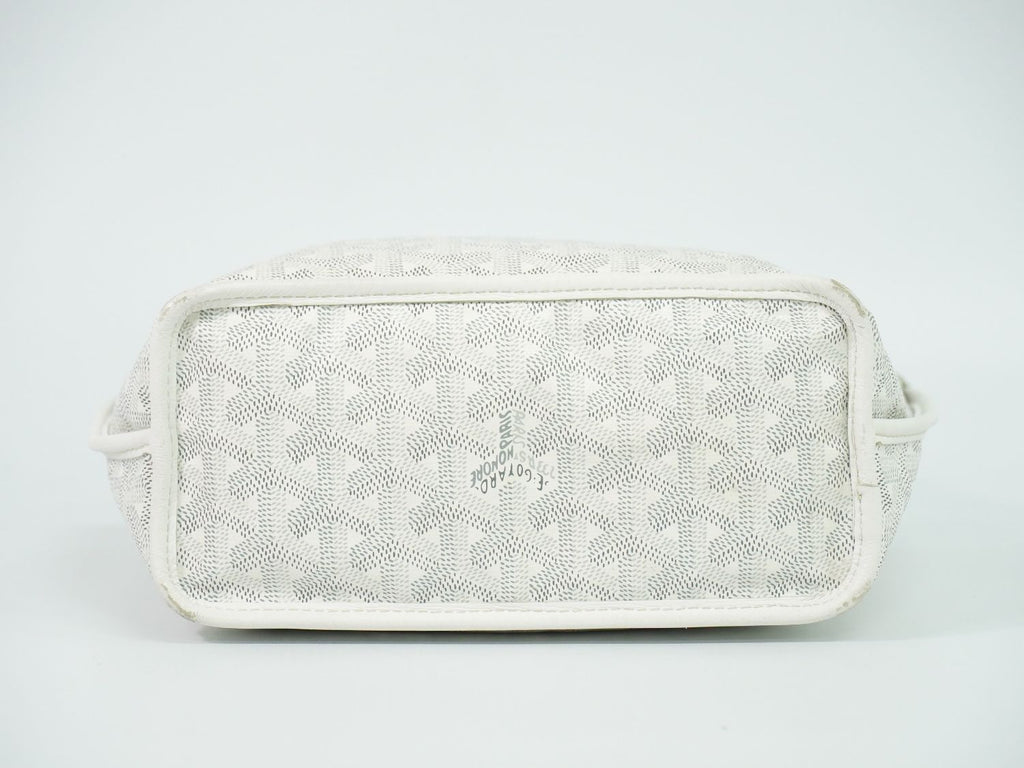 Goyard Anjou Mini Reversible Tote White — view 3