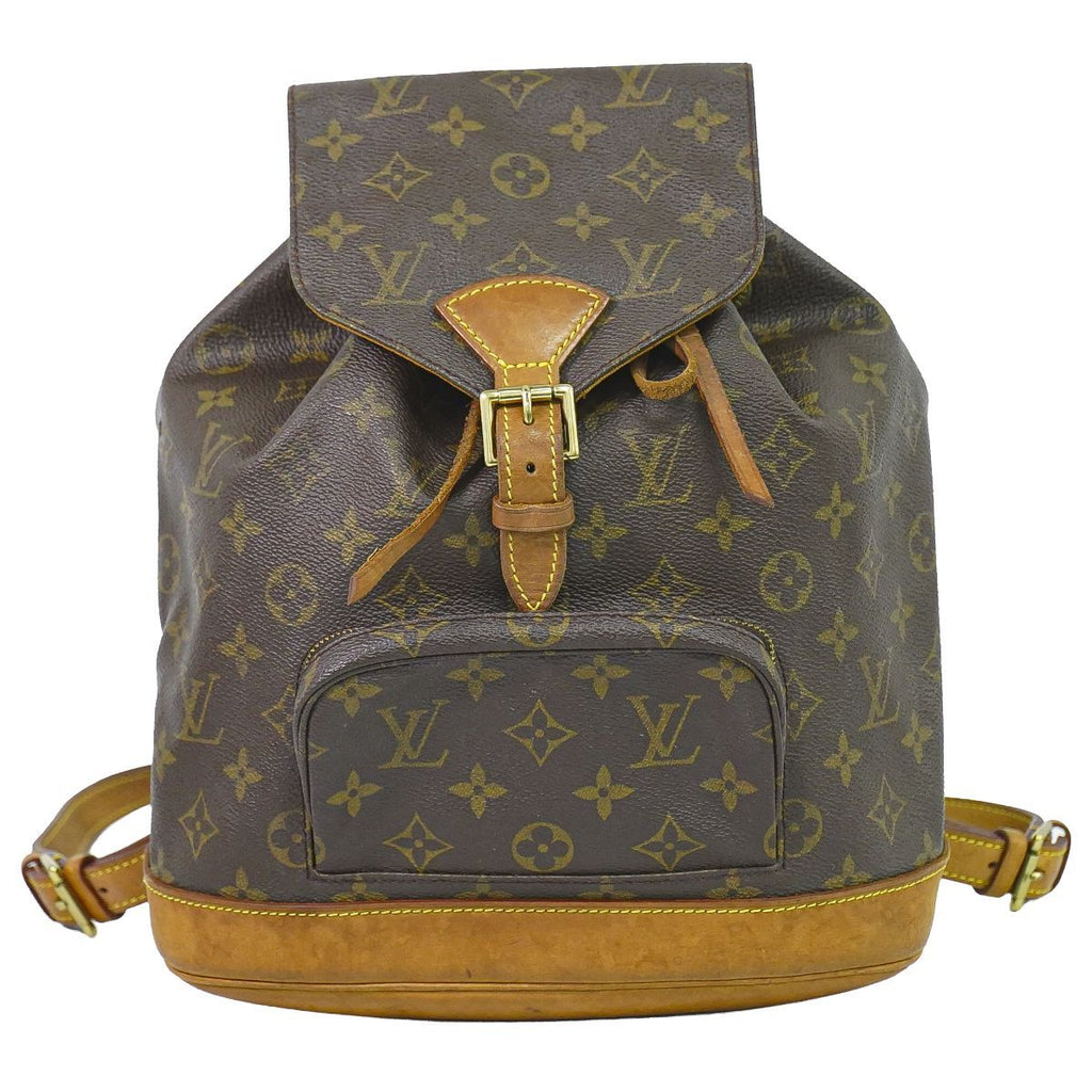 Louis Vuitton LV Montsouris MM Backpack Monogram Brown