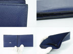 Hermes Mc2 Copernicus Bifold Wallet Compact Billfold Leather Navy Copernic — view 7