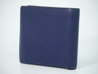 Hermes Mc2 Copernicus Bifold Wallet Compact Billfold Leather Navy Copernic — view 2