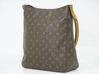 Louis Vuitton LV Looping GM Monogram Shoulder Bag Brown — view 2