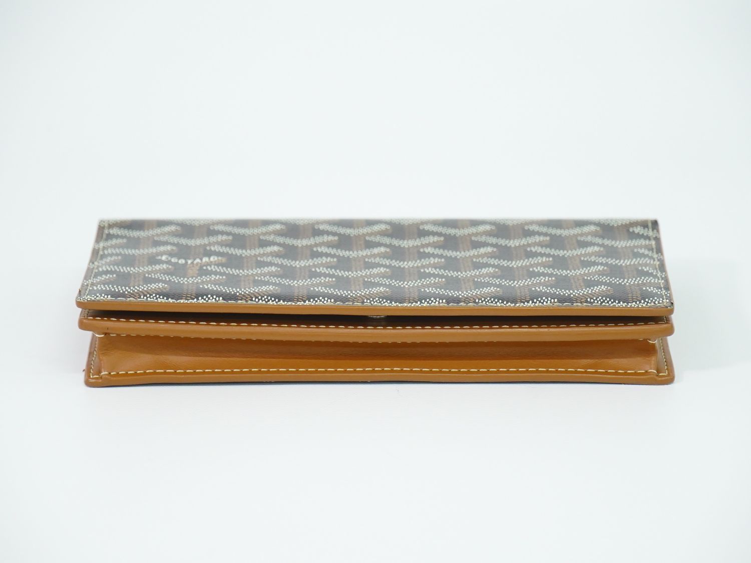 Goyard Sully Herringbone Wallet Black Richelieu — view 3