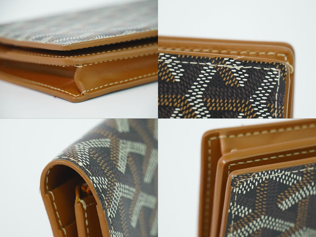 Goyard Sully Herringbone Wallet Black Richelieu — view 6