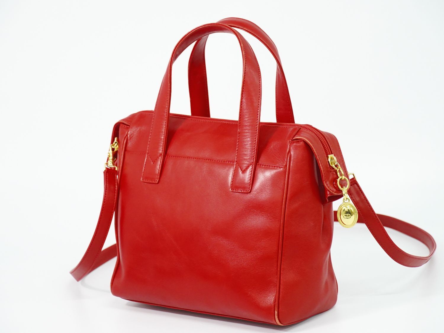 Dior Leather 2-Way Shoulder Bag Pochette — view 2