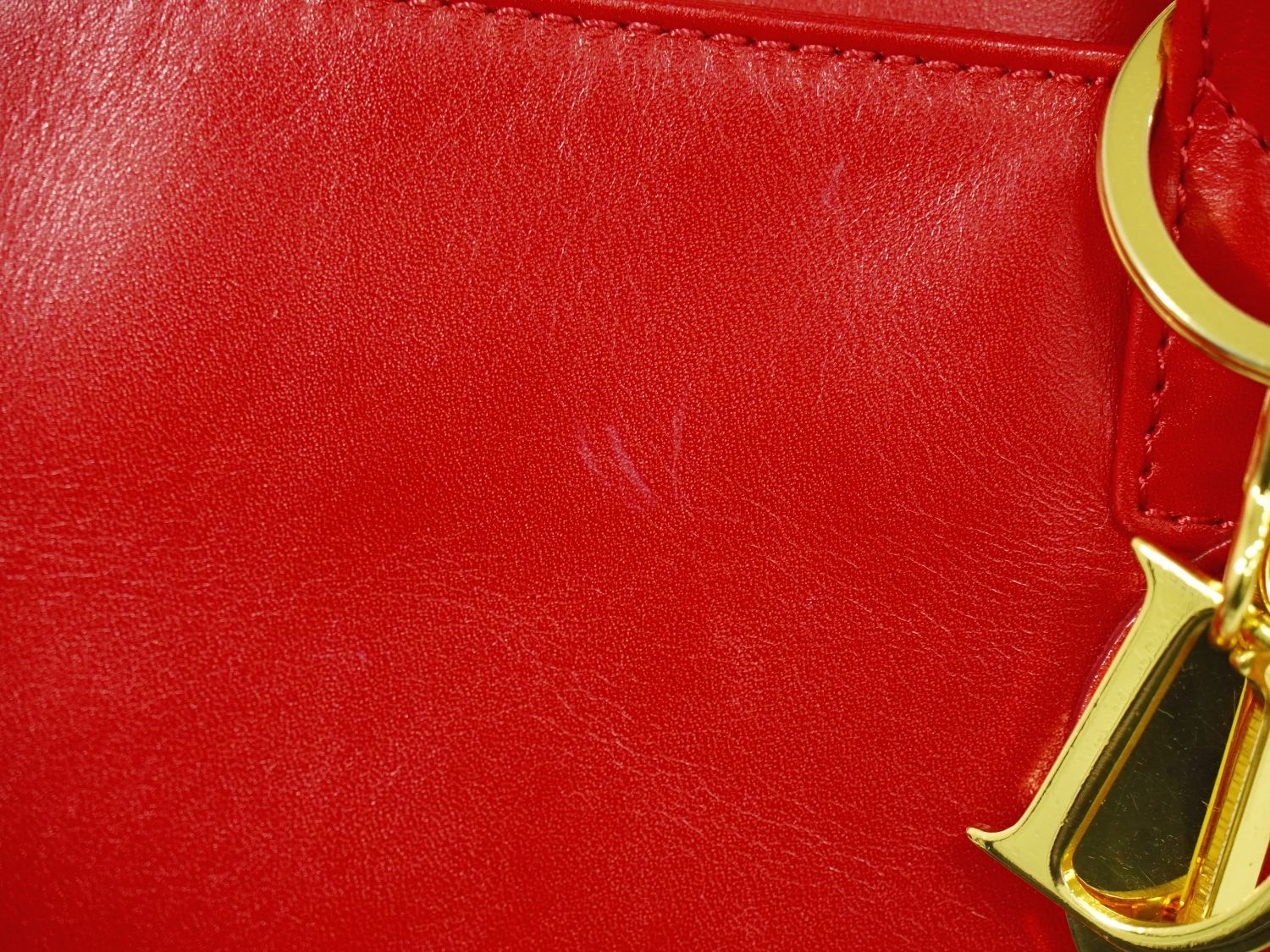 Dior Leather 2-Way Shoulder Bag Pochette — view 7