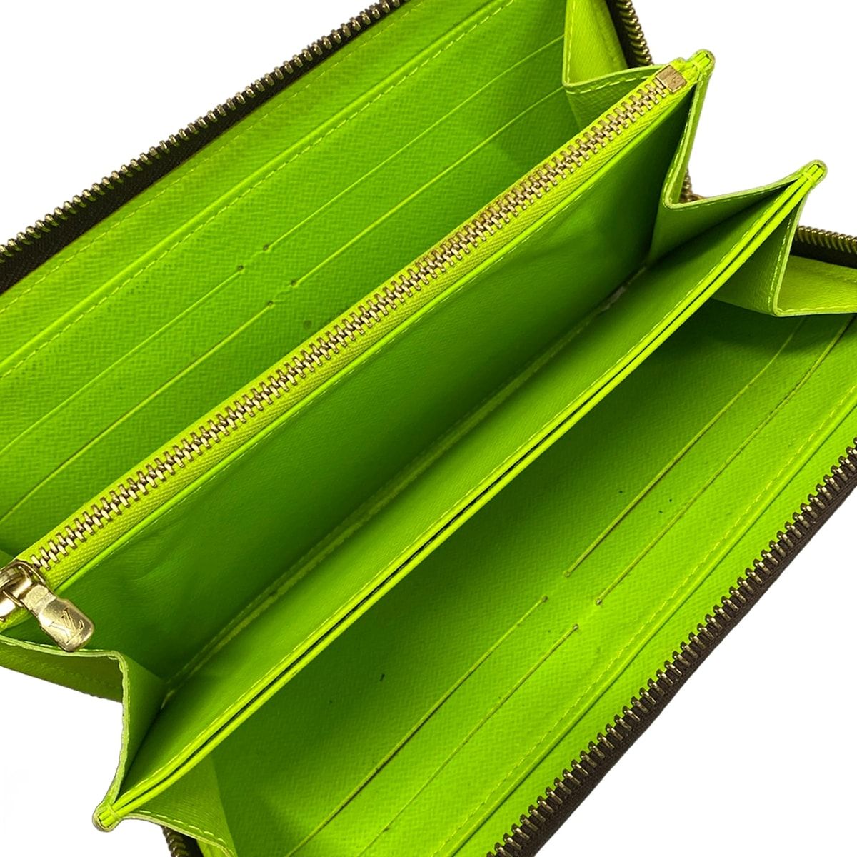 Louis Vuitton Wallet Graffiti Zippy Vert Leather — view 3