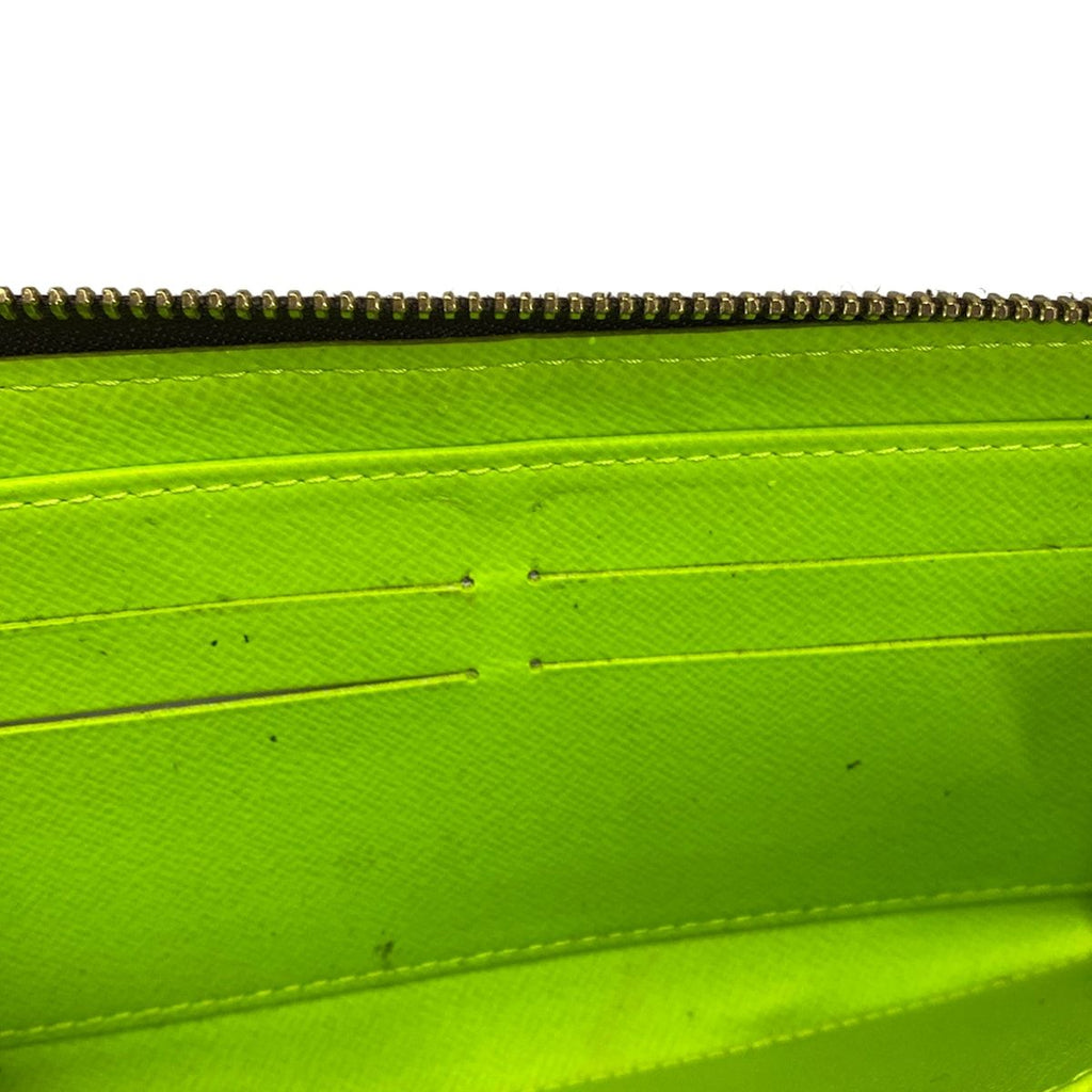 Louis Vuitton Wallet Graffiti Zippy Vert Leather — view 7