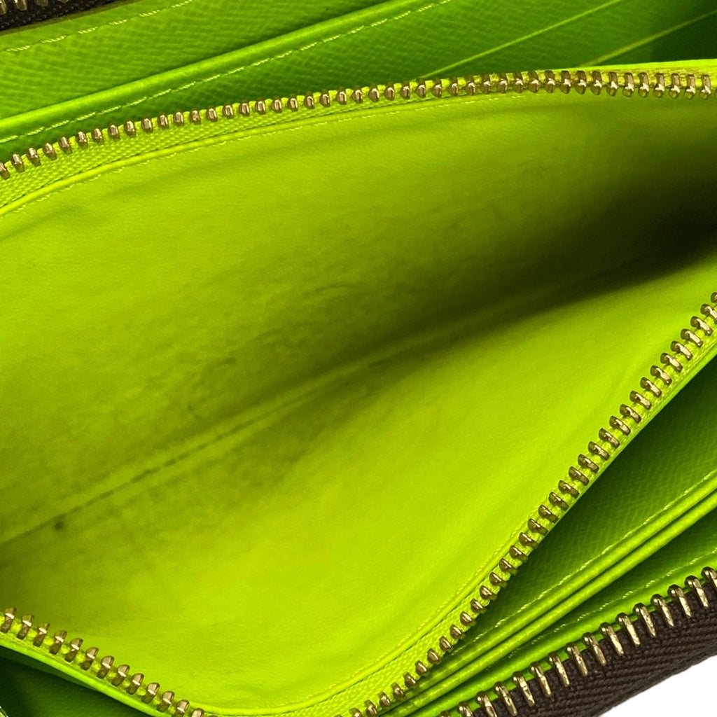 Louis Vuitton Wallet Graffiti Zippy Vert Leather — view 4
