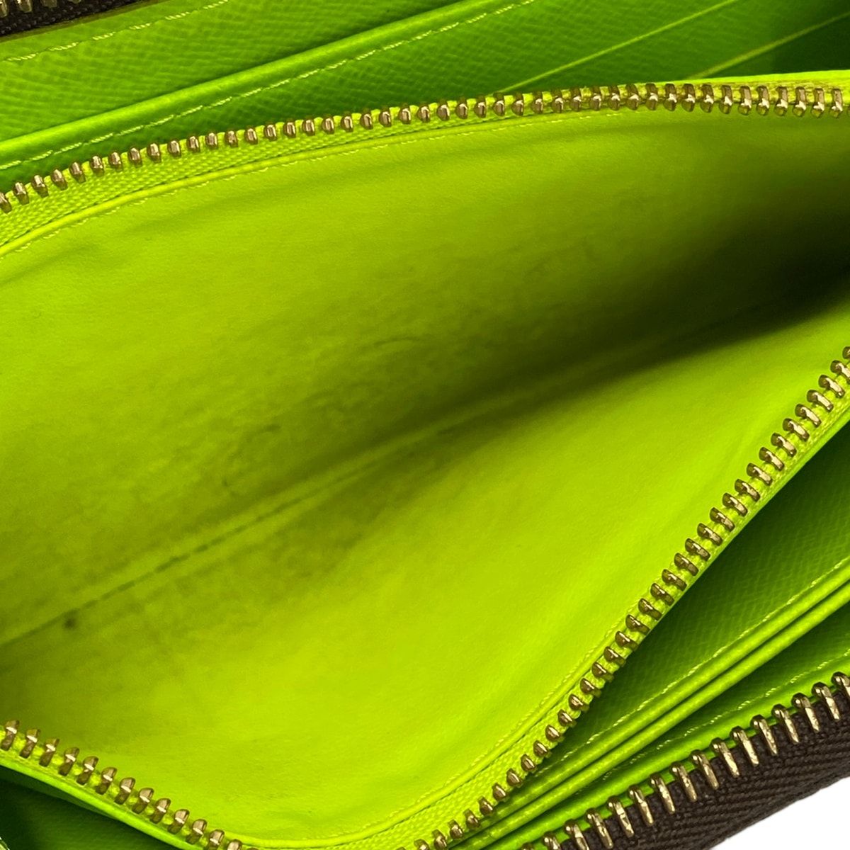 Louis Vuitton Wallet Graffiti Zippy Vert Leather — view 4