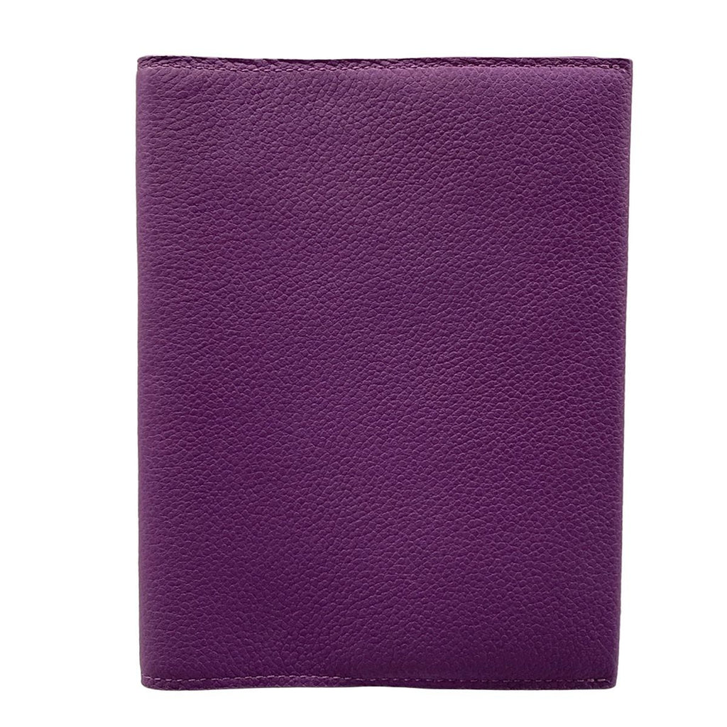 Louis Vuitton Book Cover Couverture Carnet PM Cuir Purple Leather Shoulder — view 2