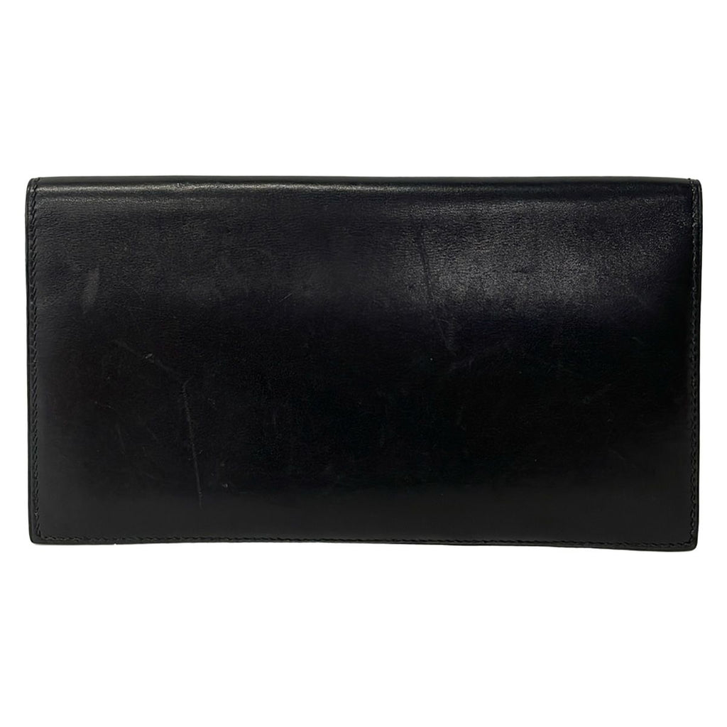 Hermes Billfold Mc2 Fleming Black Wallet