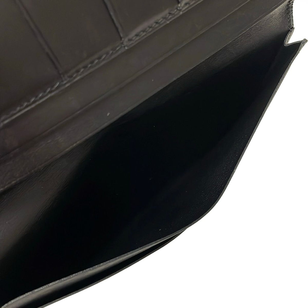 Hermes Billfold Mc2 Fleming Black Wallet — view 4