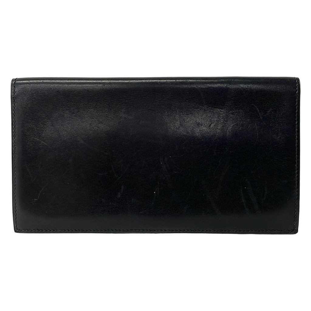 Hermes Billfold Mc2 Fleming Black Wallet — view 2