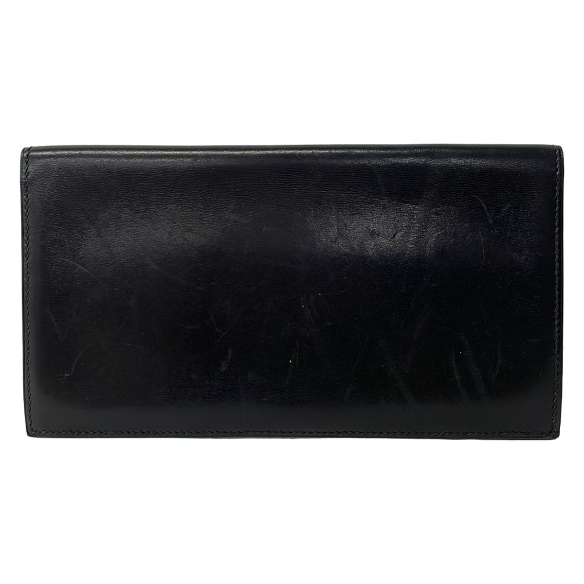 Hermes Billfold Mc2 Fleming Black Wallet — view 2