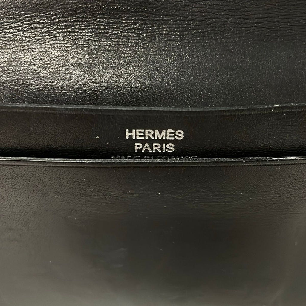 Hermes Billfold Mc2 Fleming Black Wallet — view 5