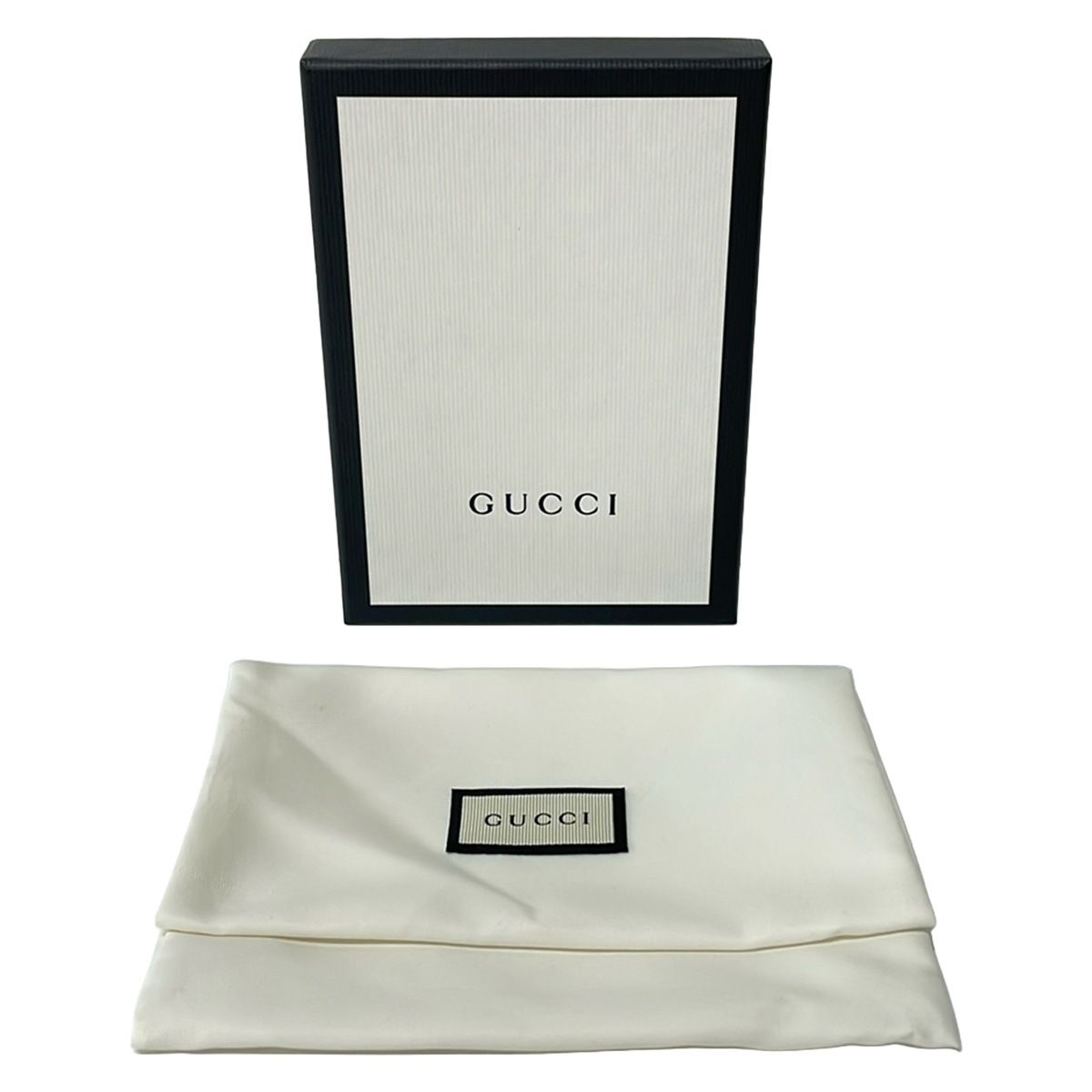 Gucci Coin Case Print Black Zip Around Leather — view 5