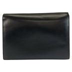 Gucci Black Silver Leather Clutch — view 2